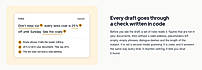 Draft check by rules written in code