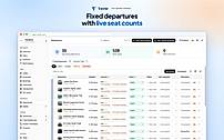 Departure chart with seats sold