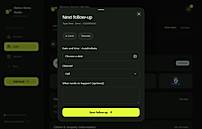 Schedule follow-ups