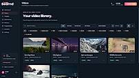 Manage uploaded videos (sample content)