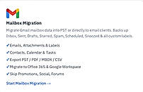 Click on Mailbox Migration to continue the process