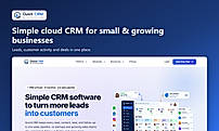 Simple cloud CRM for small and growing businesses