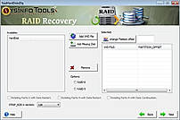 Step 2: Click Add VHD File button to add VHD files for recovery. Select the VHD files according to the disk order. Also, define other options. Click Next to continue the process.