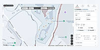 Live map of golf carts