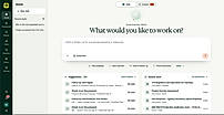 Propovo Home with AI chat, suggestions and recent work (sample workspace).