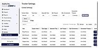 Tracker settings