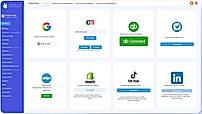 Connect Google, Facebook, Stripe, Shopify, TikTok, and more.