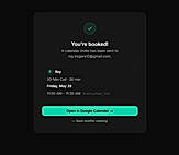 Booking Confirmation