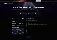 Craft your share link - 2 steps away