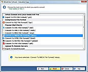 select mbox format
