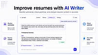 Improve Resumes with AI Writer