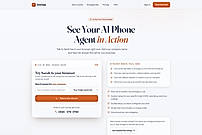 Live demo: talk to the OnCrew AI receptionist from the website