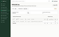 The Form 300 log maintains itself as cases are logged, year by year