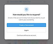 Guests can respond without creating an account