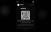 Locked-amount crypto invoice