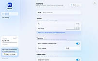 dashboard settings