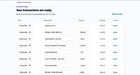 Review Extracted Transactions