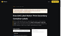 GHS label maker