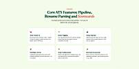 Core ATS: Pipeline, Resume Parsing and Scorecards