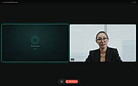 Live AI video interview — follows up on what candidates say