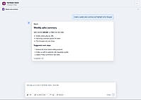 Weekly sales — fictional demo data