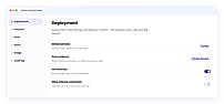 admin deployment