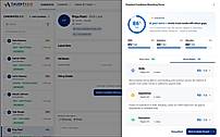 Candidate profile with AI match score