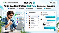 Reflys all-in-one live chat and customer support inbox