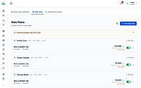 Rate plans