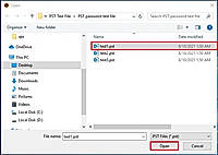 Browse and Select PST Files