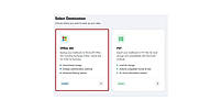Select Office 365 as the destination to back up your data.