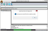 Wait till the scanning process gets completed successfully
