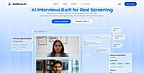 Conduct asynchronous technical interviews with a 3D AI avatar that understands the candidate’s resume and job description.