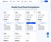 FoxPhone pricing page