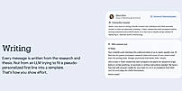 Outreach written from the research