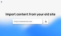 Import content from your old website