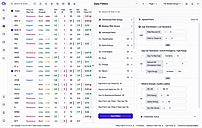 Automate your playbook. Combine your research and setup validation logic with ultra-fast filtering, pre-built groups, complex conditions, and metric comparisons.