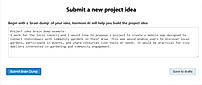 Employee Submit Project idea