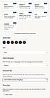Template picker in the Design tab with free and Pro templates