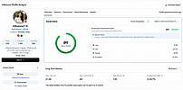Social score for overall influencer profile analysis