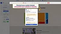 Connect your own domain and publish your website in minutes.