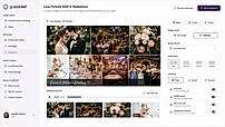 Show guest photos in real time with the Live Picture Wall and Slideshow.