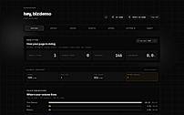 Private payment analytics dashboard