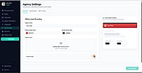 White-label branding settings