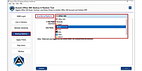 Mark Save/Backup/Migrate As and pick the PST or other format accordingly.