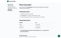 Help center article