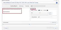 Select any additional built-in features as per your output requirements.