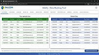 Masked Data with Original Data Sheet Comparison & Download  Compare your original uploaded data with the masked data in a side-by-side view, making it easy to review changes. Once verified, you can download the masked data as an Excel file for secure use.