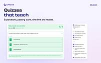 Quizzes that teach