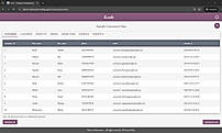 Krufe Populated Data  Click the Populate button. The system generates synthetic sample data for the selected domain. You can Download the data as an Excel file (.xlsx), or Download it as a .sql file for direct execution in your SQL Server.